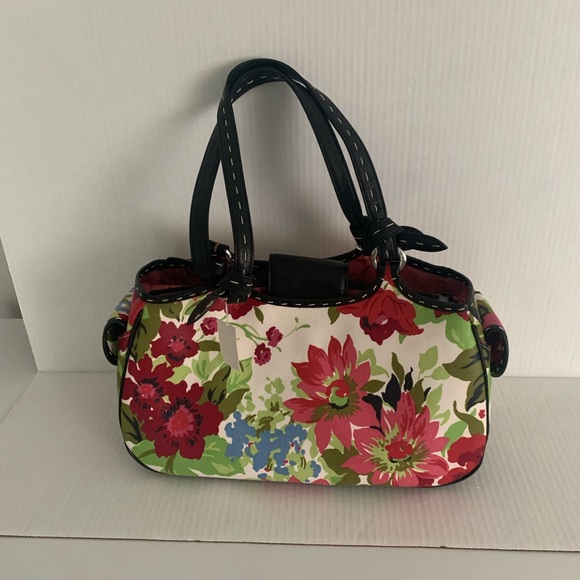 Brighton NWT women’s pink & green floral shoulder purse - Picture 5 of 10